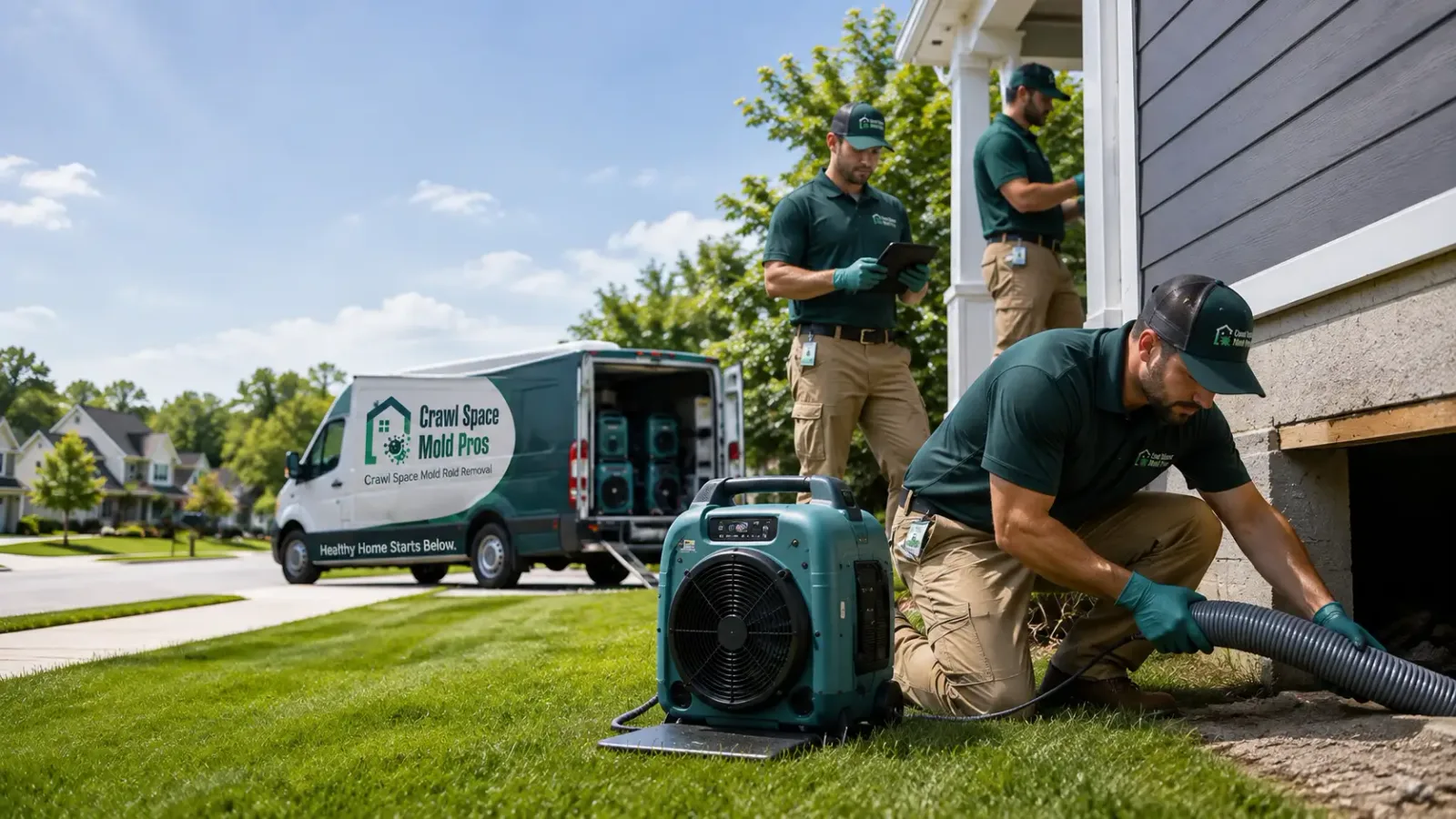 Crawl Space Mold Removal in Teton, ID